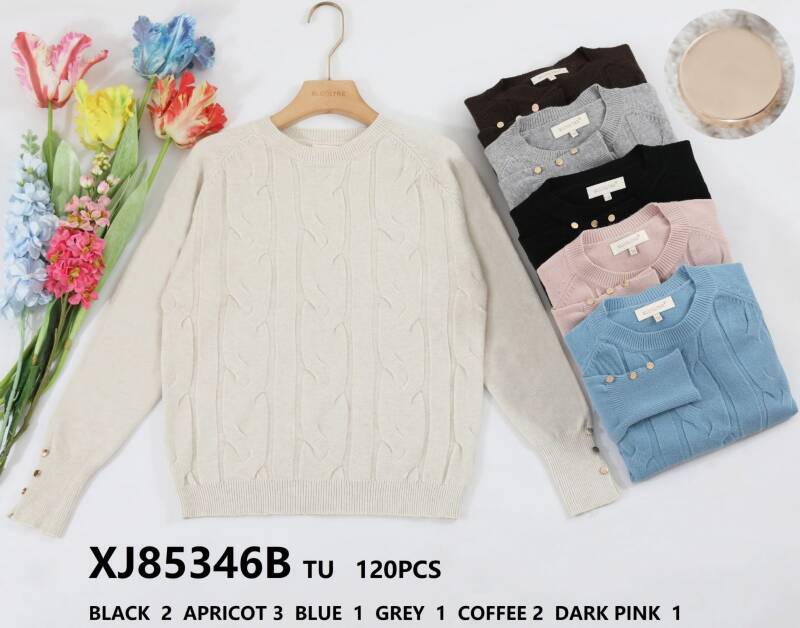 Swetry damska (Francja produkt) Roz Standard, Mix Kolor .Paczka 10 szt