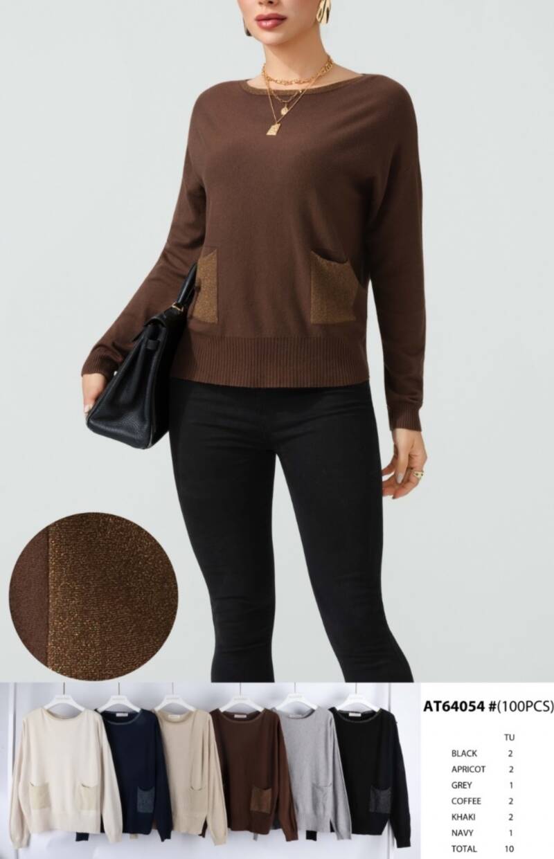 Swetry damska (Francja produkt) Roz Standard, Mix Kolor .Paczka 10 szt