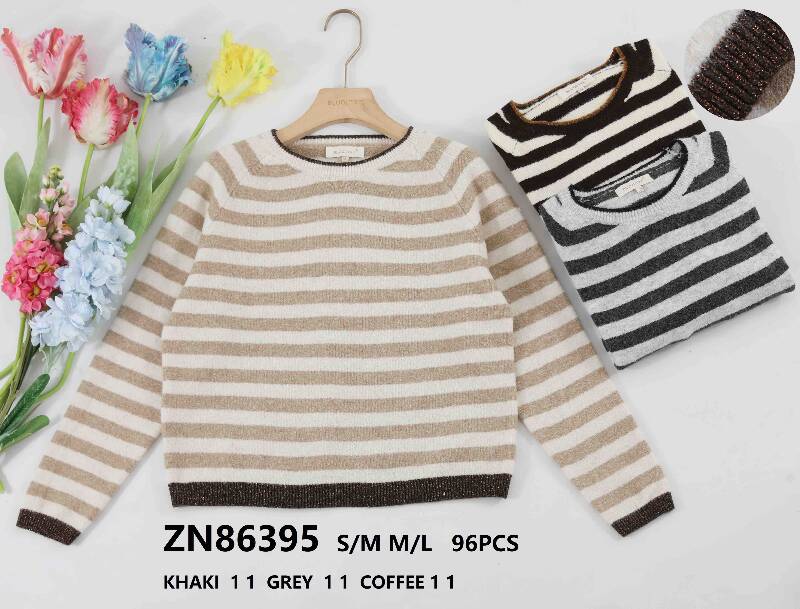 Swetry damskie (Francja produkt) Roz S/M-M/L, Mix Kolor .Paczka 6 szt