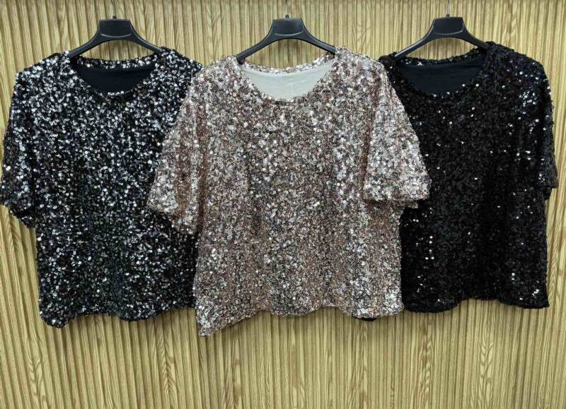 Bluzki damskie (Włoskie produkt) Roz Standard, Mix Kolor Paczka 5 szt