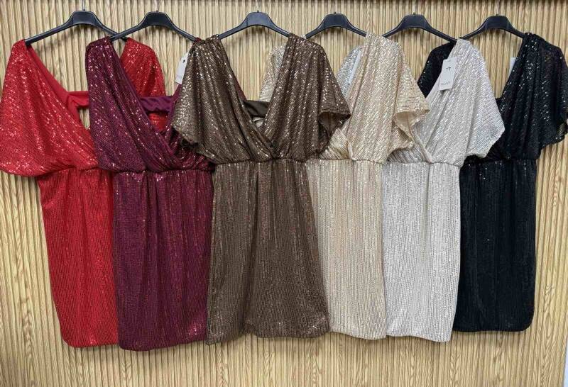 Sukienki damskie (Włoskie produkt) Roz Standard, Mix Kolor Paczka 5 szt