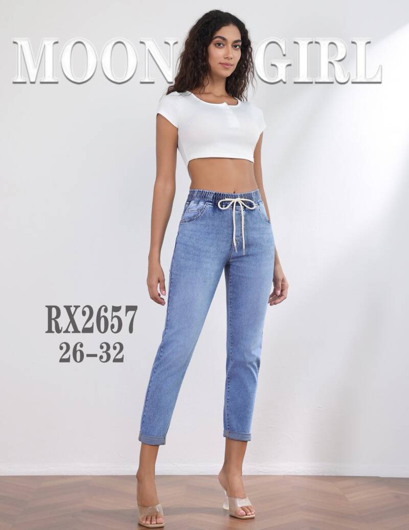 Spodnie damskie jeansy Roz 26-32, 1 Kolor Paczka 10 szt