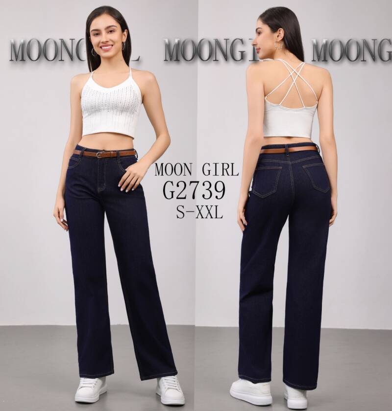 Spodnie damskie jeansy Roz S-2XL, 1 Kolor Paczka 10 szt