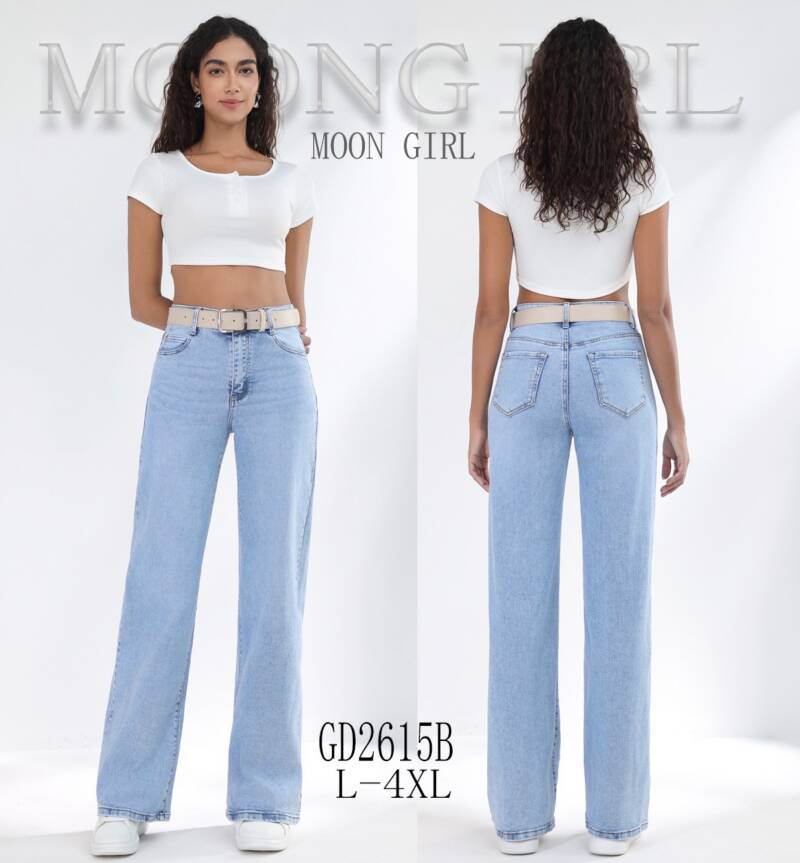 Spodnie damskie jeansy Roz L-4XL, 1 Kolor Paczka 10 szt