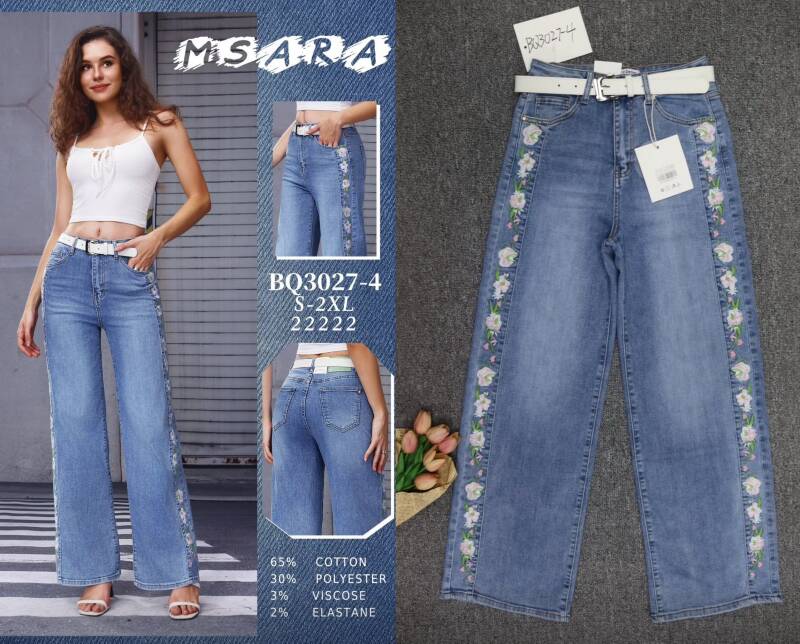 Spodnie damskie jeansy Roz S-2XL, 1 Kolor Paczka 10 szt