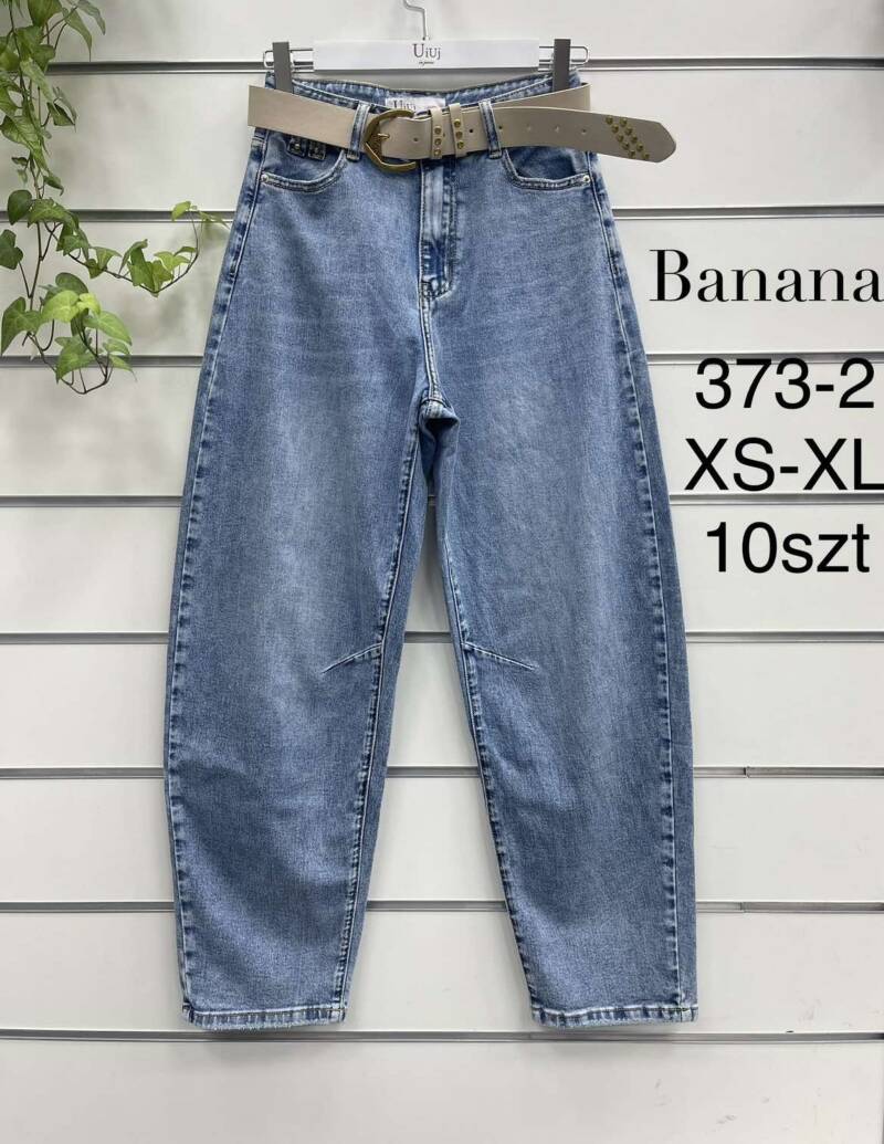Spodnie damskie jeansy Roz XS-XL, 1 Kolor Paczka 10 szt