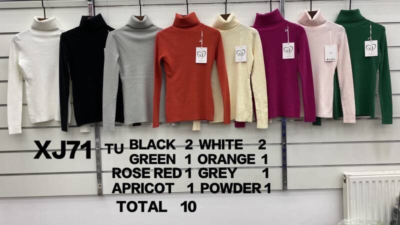 Swetry damskie Roz Standard, Mix Kolor .Paczka 10 szt