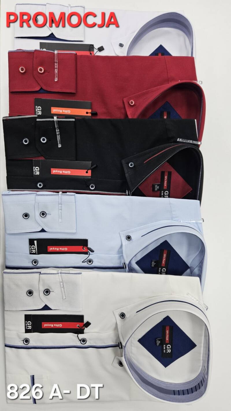 Koszula męska Roz 39-46, Mix Kolor .Paczka 30 szt