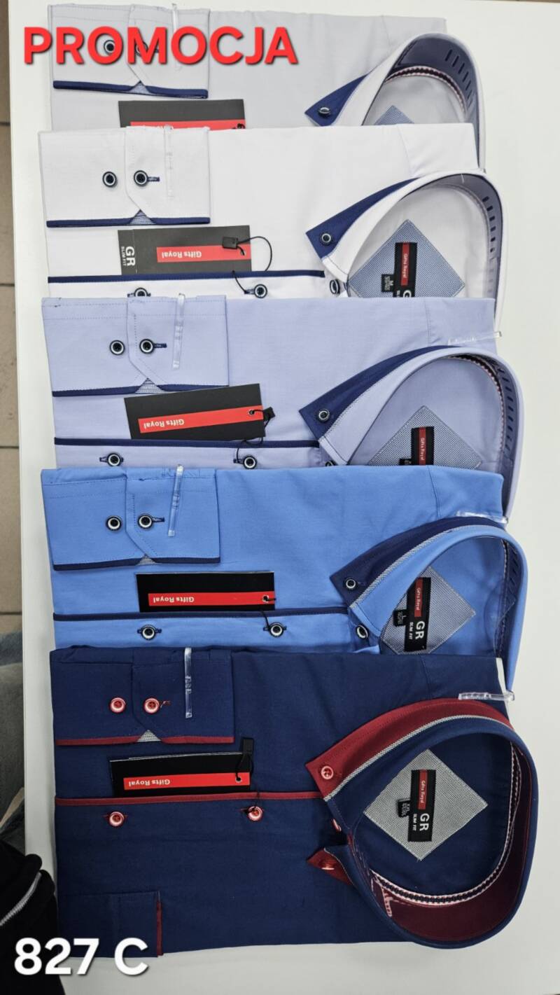 Koszula męska Roz 39-46, Mix Kolor .Paczka 30 szt