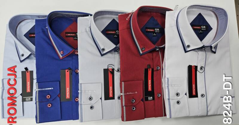 Koszula męska Roz 39-46, Mix Kolor .Paczka 30 szt