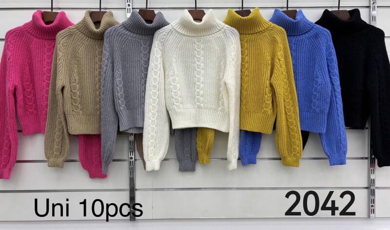 Swetry damskie Roz Standard, Mix Kolor .Paczka 10 szt