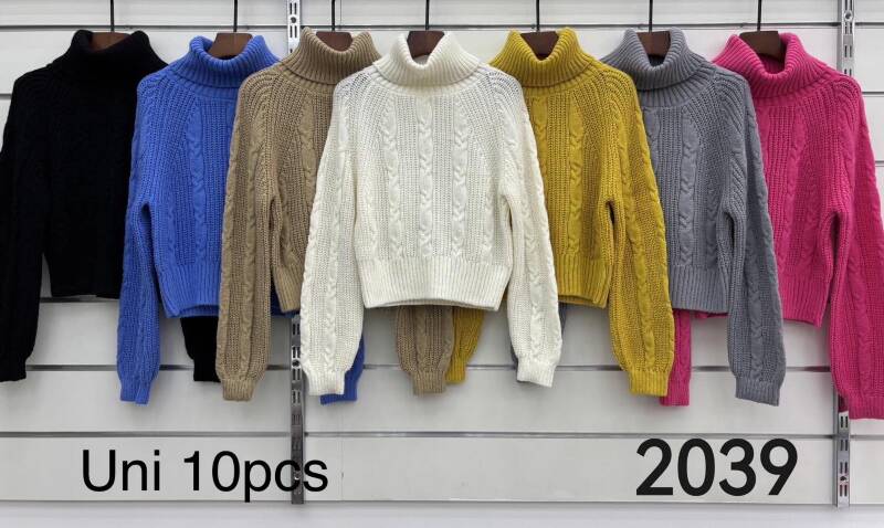 Swetry damskie Roz Standard, Mix Kolor .Paczka 10 szt