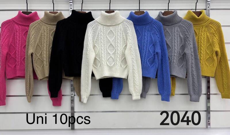 Swetry damskie Roz Standard, Mix Kolor .Paczka 10 szt