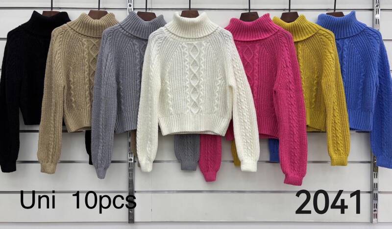 Swetry damskie Roz Standard, Mix Kolor .Paczka 10 szt