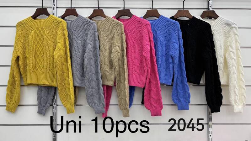 Swetry damskie Roz Standard, Mix Kolor .Paczka 10 szt