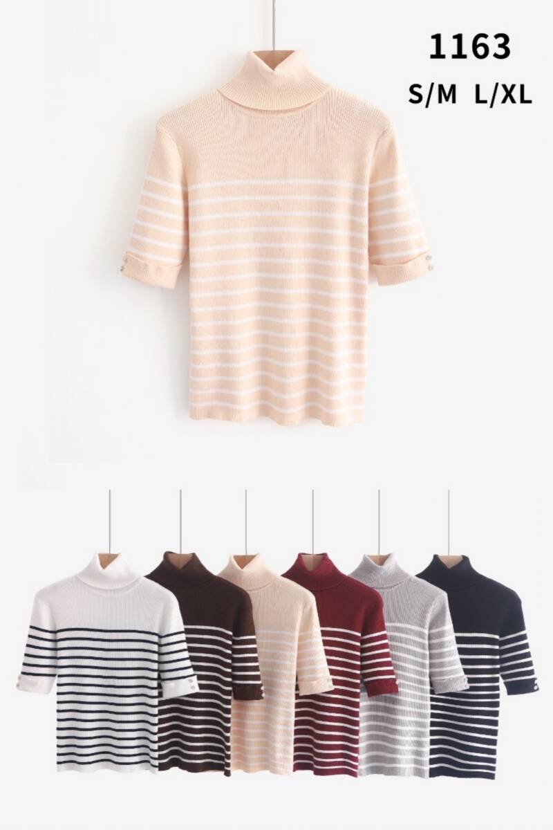 Swetry damskie Roz S/M-L/XL , Mix Kolor .Paczka 12 szt