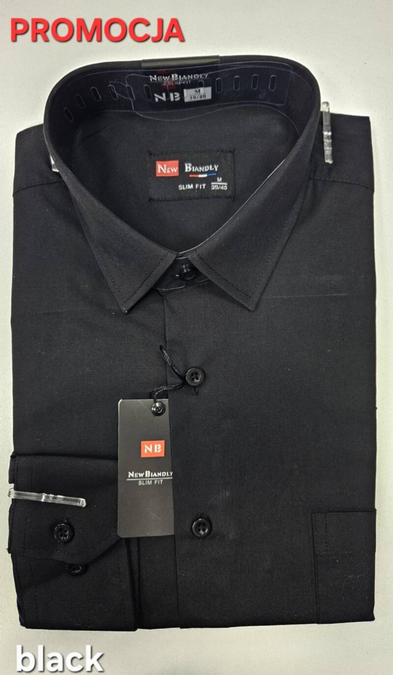 Koszula męska Roz 39-46, 1 Kolor .Paczka 15 szt