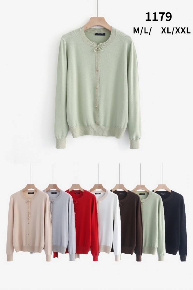 Swetry damskie Roz M/L-XL/2XL , Mix Kolor .Paczka 12 szt