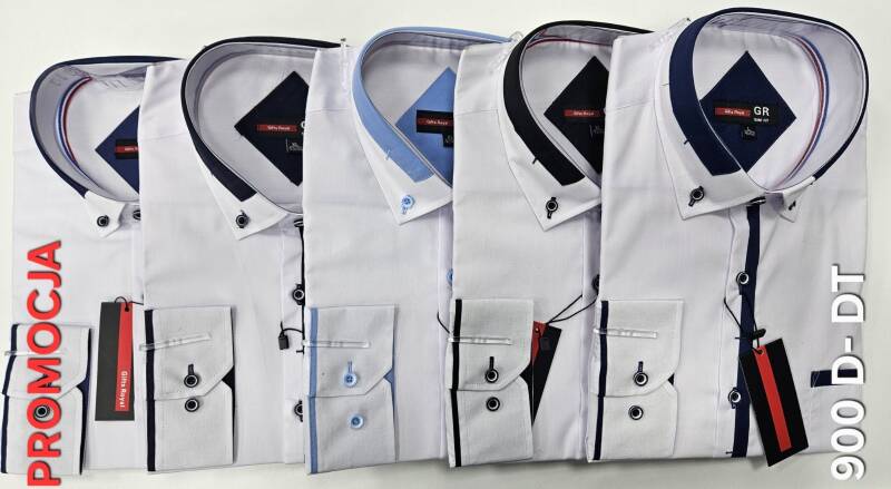 Koszula męska Roz 39-46, Mix Kolor .Paczka 30 szt