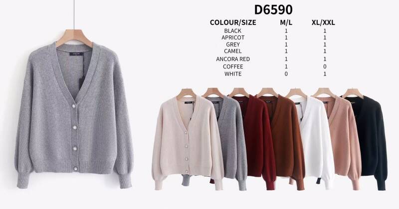 Swetry damskie Roz M/L-XL/2XL , Mix Kolor .Paczka 12 szt