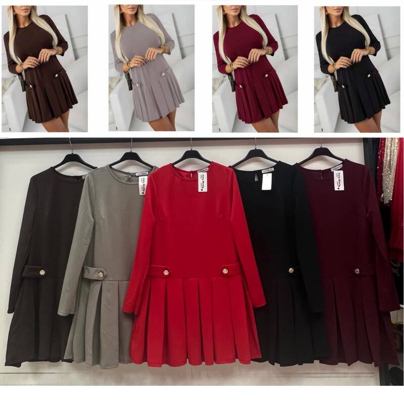 Sukienki damskie (Włoskie produkt) Roz Standard, Mix Kolor Paczka 5 szt