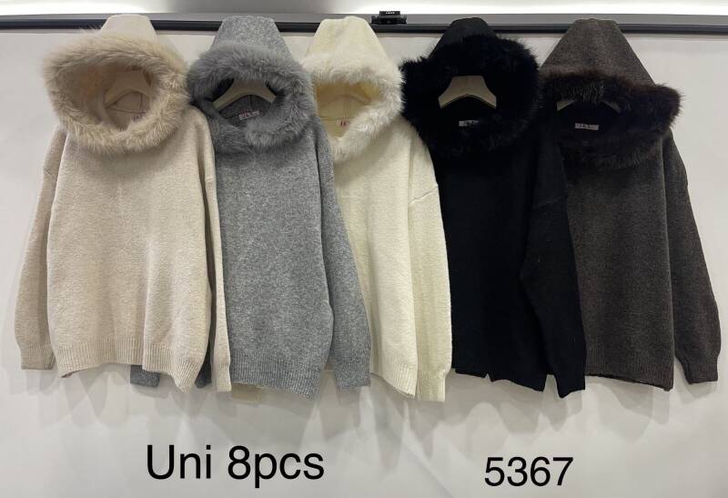 Swetry damskie Roz Standard, Mix Kolor .Paczka 8 szt