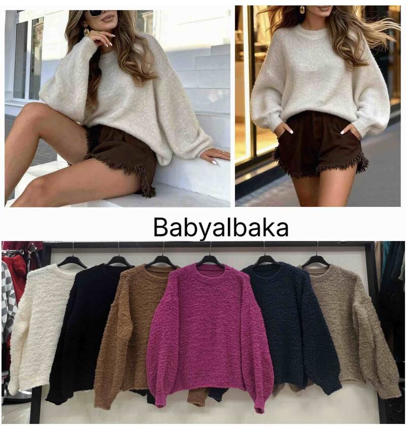 Swetry damskie (Włoskie produkt) Roz Standard, Mix Kolor Paczka 5 szt