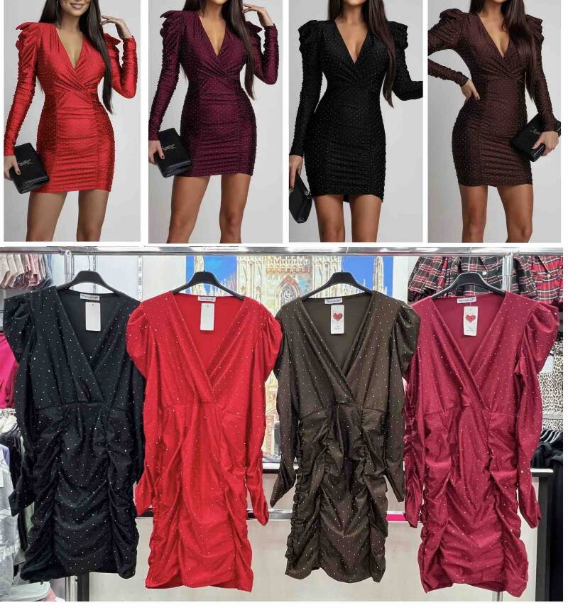 Sukienki damskie (Włoskie produkt) Roz Standard, Mix Kolor Paczka 5 szt