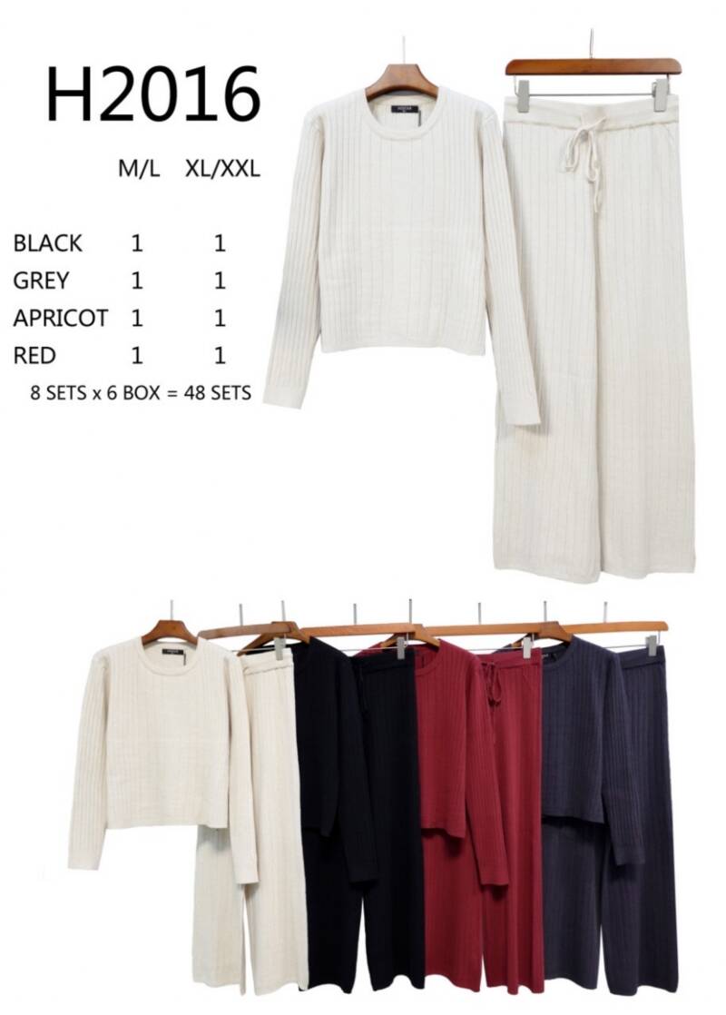 Komplet damskie Roz M/L-XL-2XL, Mix Kolor .Paczka 8 szt