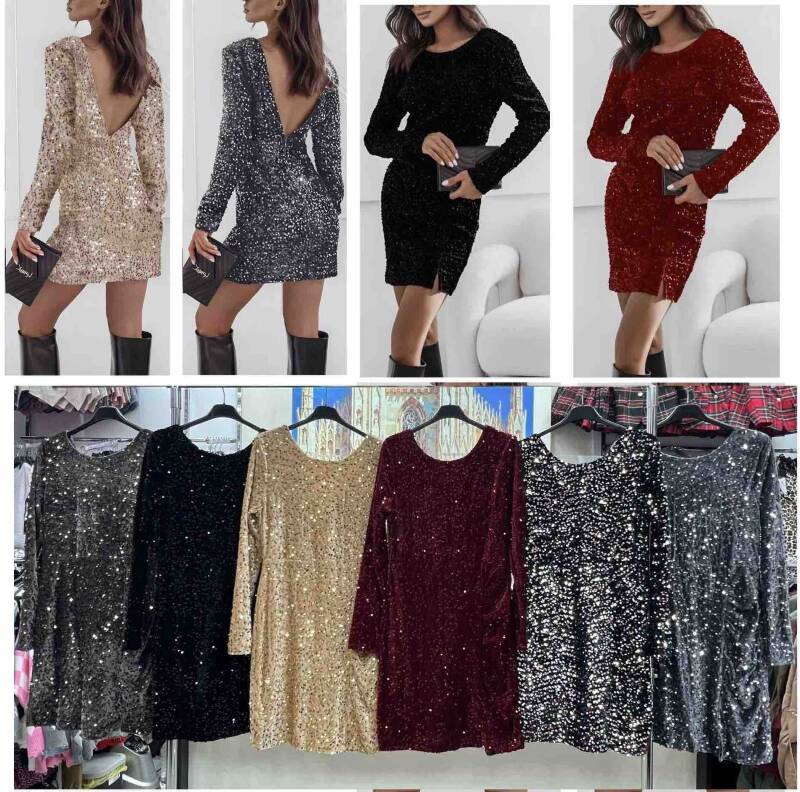 Sukienki damskie (Włoskie produkt) Roz Standard, Mix Kolor Paczka 5 szt