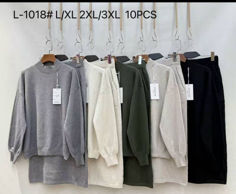 Komplet damskie Roz L-3XL, Mix Kolor .Paczka 10 szt