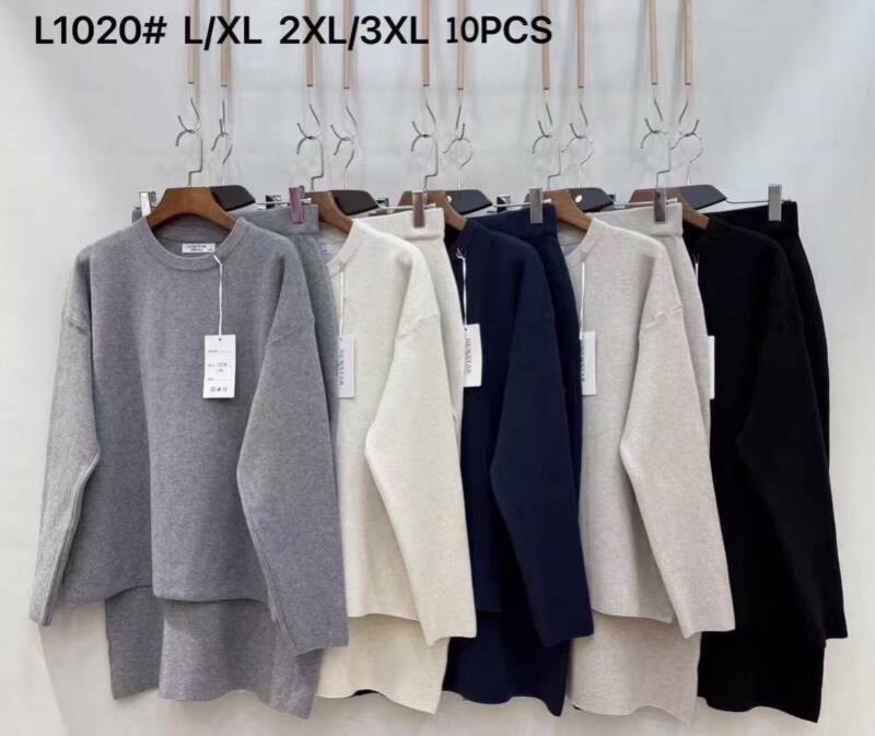 Komplet damskie Roz L-3XL, Mix Kolor .Paczka 10 szt