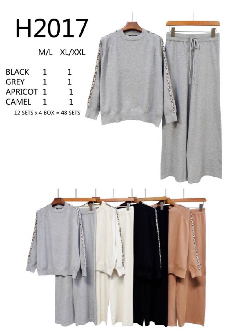 Komplet damskie Roz M/L-XL-2XL, Mix Kolor .Paczka 8 szt