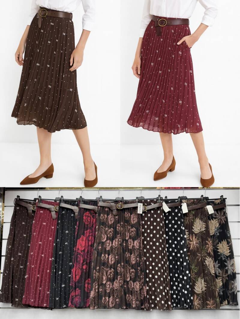 Spódnice damskie (Włoskie produkt) Roz Standard, Mix Kolor Paczka 5 szt