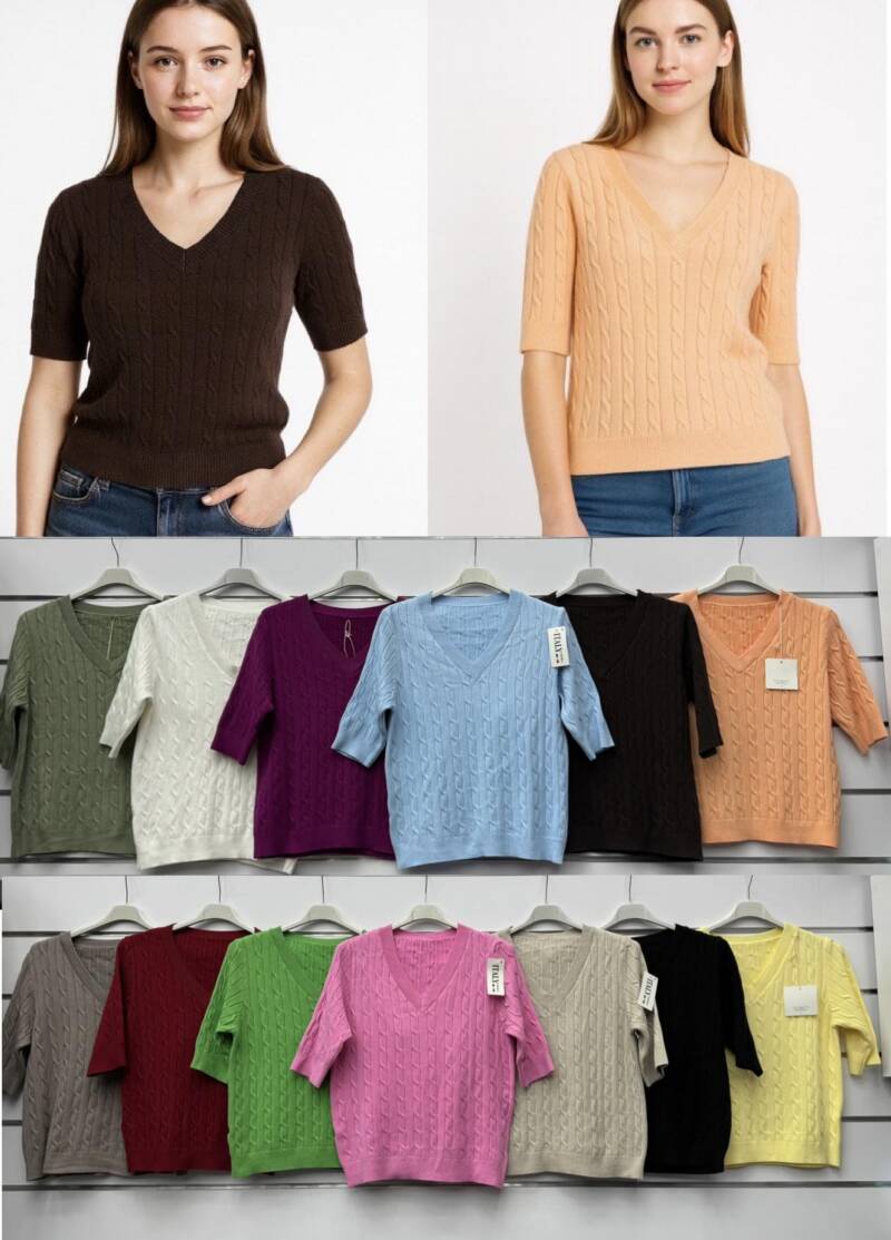 Swetry damskie (Włoskie produkt) Roz Standard, Mix Kolor Paczka 5 szt