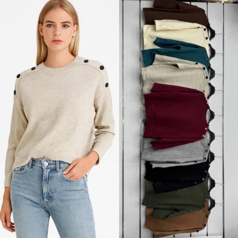 Swetry damskie (Włoskie produkt) Roz Standard, Mix Kolor Paczka 5 szt