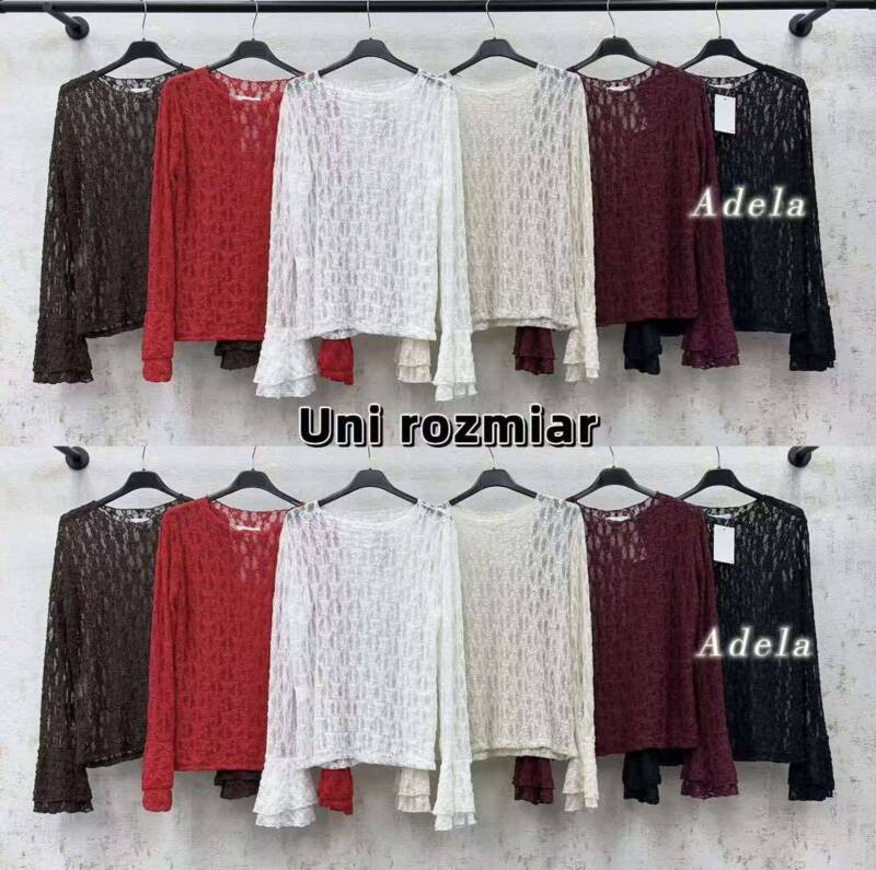 Bluzki damskie (Włoskie produkt) Roz Standard, Mix Kolor Paczka 5 szt