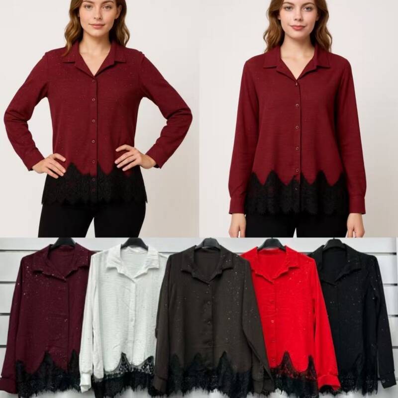 Koszule  damskie (Włoskie produkt) Roz Standard, Mix Kolor Paczka 5 szt