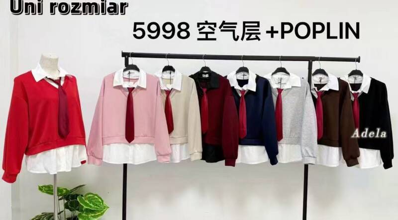 Swetry damskie (Włoskie produkt) Roz Standard, Mix Kolor Paczka 5 szt