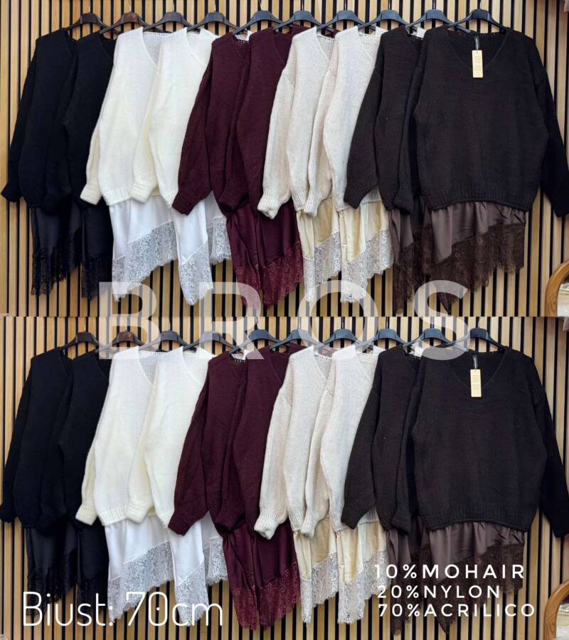 Sukienki damskie (Włoskie produkt) Roz Standard, Mix Kolor Paczka 5 szt