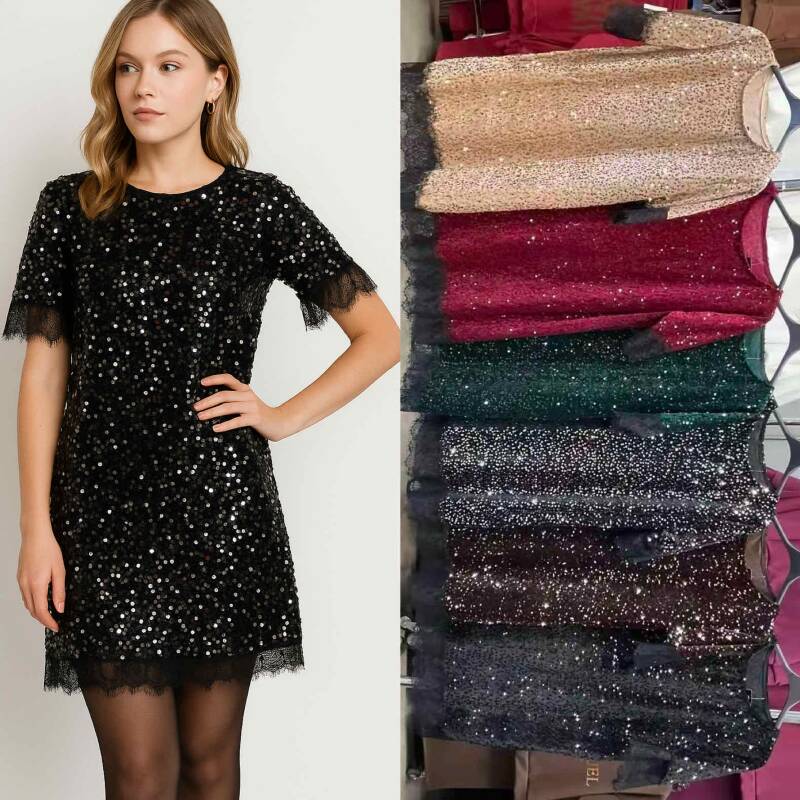 Sukienki damskie (Włoskie produkt) Roz Standard, Mix Kolor Paczka 5 szt