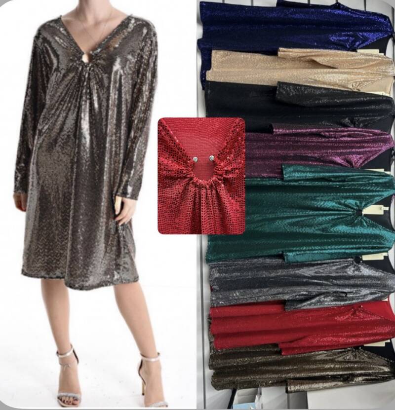 Sukienki damskie (Włoskie produkt) Roz Standard, Mix Kolor Paczka 5 szt