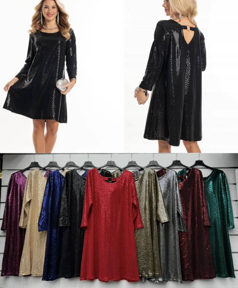 Sukienki damskie (Włoskie produkt) Roz Standard, Mix Kolor Paczka 5 szt