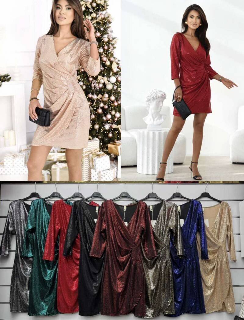 Sukienki damskie (Włoskie produkt) Roz Standard, Mix Kolor Paczka 5 szt