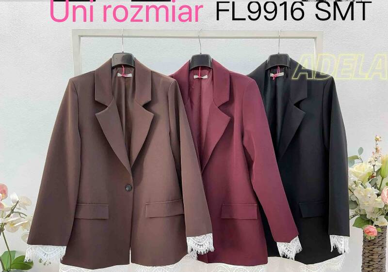 Płaszcze Damskie  (Włoskie produkt) Roz Standard, Mix Kolor Paczka 5 szt