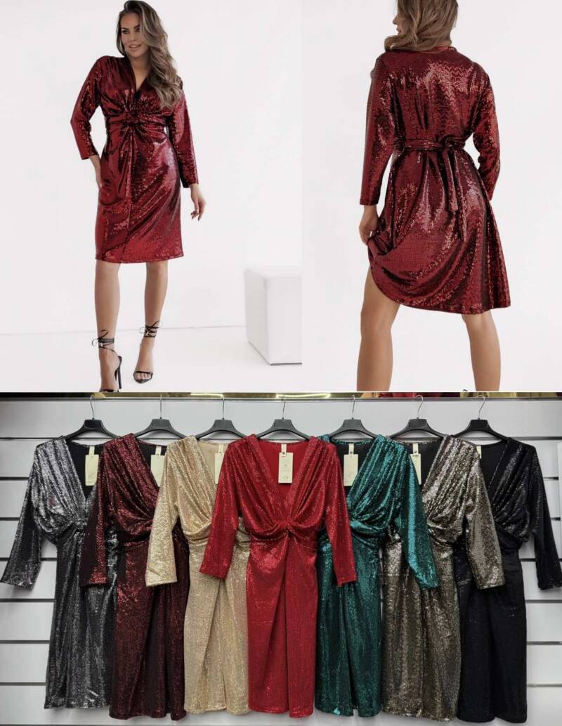 Sukienki damskie (Włoskie produkt) Roz Standard, Mix Kolor Paczka 5 szt