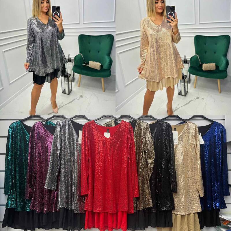 Sukienki damskie (Włoskie produkt) Roz Standard, Mix Kolor Paczka 5 szt