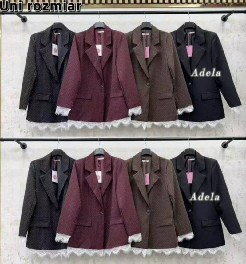 Płaszcze Damskie  (Włoskie produkt) Roz Standard, Mix Kolor Paczka 5 szt