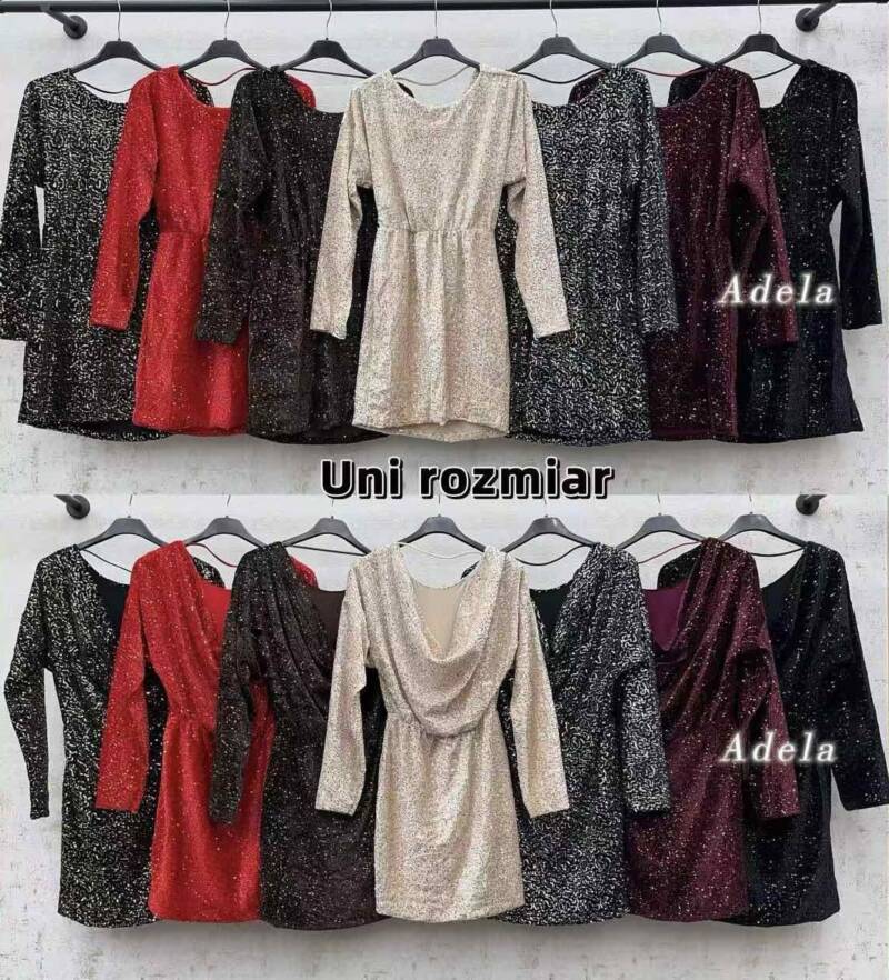 Sukienki damskie (Włoskie produkt) Roz Standard, Mix Kolor Paczka 5 szt