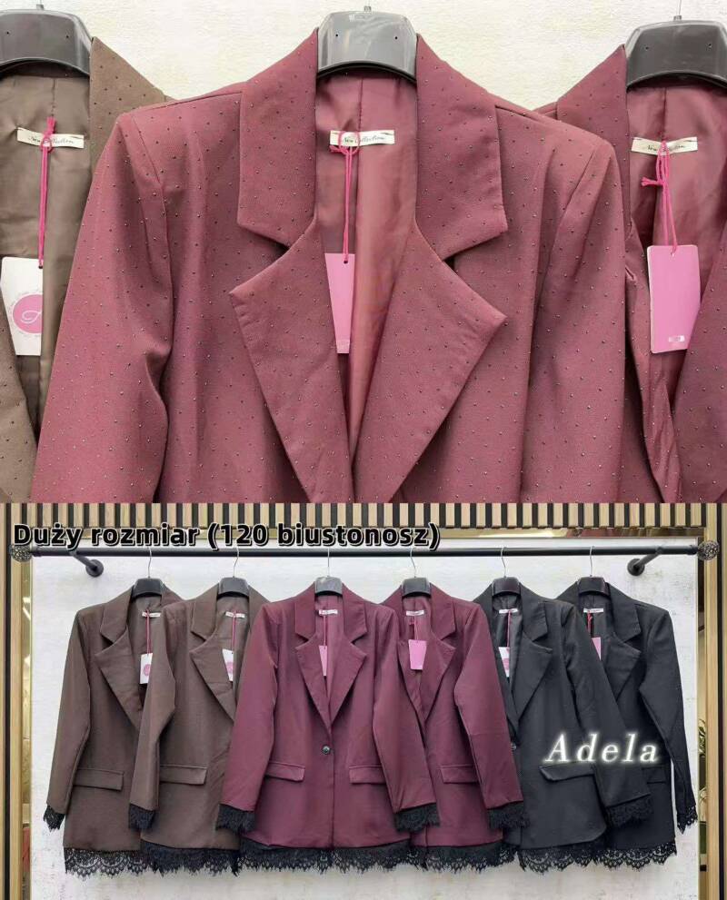 Płaszcze Damskie  (Włoskie produkt) Roz Standard, Mix Kolor Paczka 5 szt